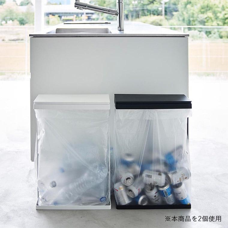 tower 山崎実業 スリム蓋付き分別ゴミ袋ホルダー タワー ゴミ箱 公式