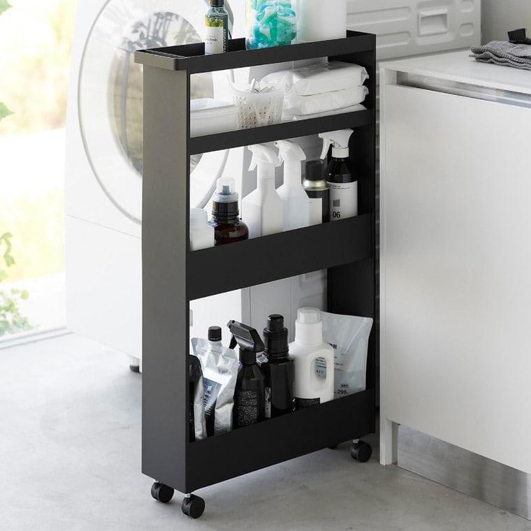 tower 山崎実業 キャスター付きスリムワゴン タワー 4段 公式 1806