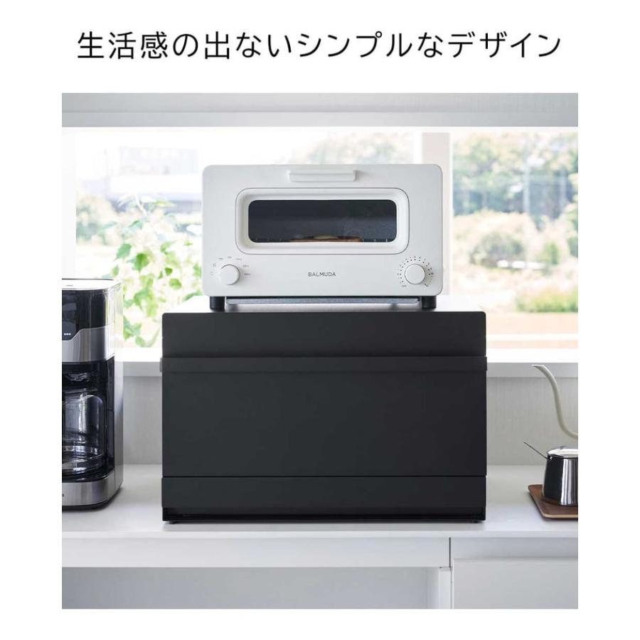ブレッドケース タワー 引き出し型 2段 ブラック　ほぼ未使用美品　山崎実業 Amazon.co.jp: 山崎実業(Yamazaki) 【 完成品 】 ブレッドケース