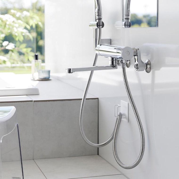 tower 山崎実業 マグネットバスルームシャワーホースフック タワー お