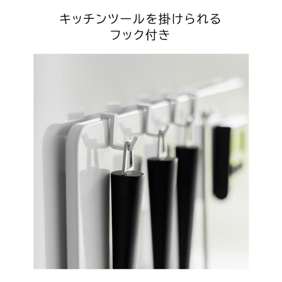tower 山崎実業 フィルムフックスチールパネル タワー キッチン 公式 1514 1515 ホワイト ブラック 送料無料 / キッチンツール 収納 | tower | 07