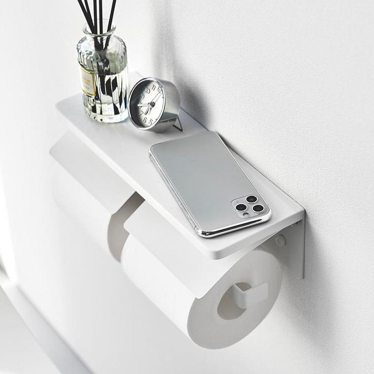 tower 山崎実業 ウォールトイレットペーパーホルダー タワー ダブル
