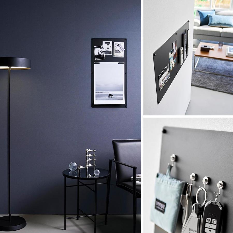 tower 山崎実業 ウォールプリントスチールパネル タワー L 石こうボード壁対応 公式 10155 10156 ホワイト ブラック 送料無料 / マグネットボード | tower | 12