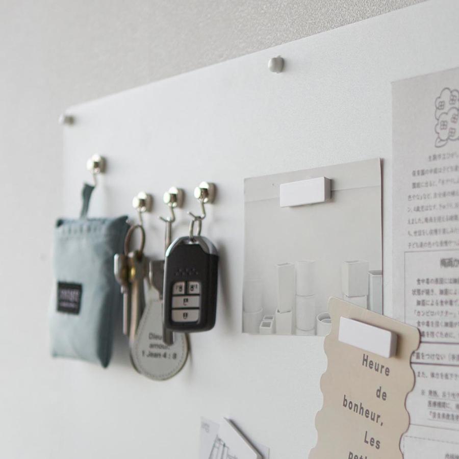 tower 山崎実業 ウォールプリントスチールパネル タワー L 石こうボード壁対応 公式 10155 10156 ホワイト ブラック 送料無料 / マグネットボード | tower | 15