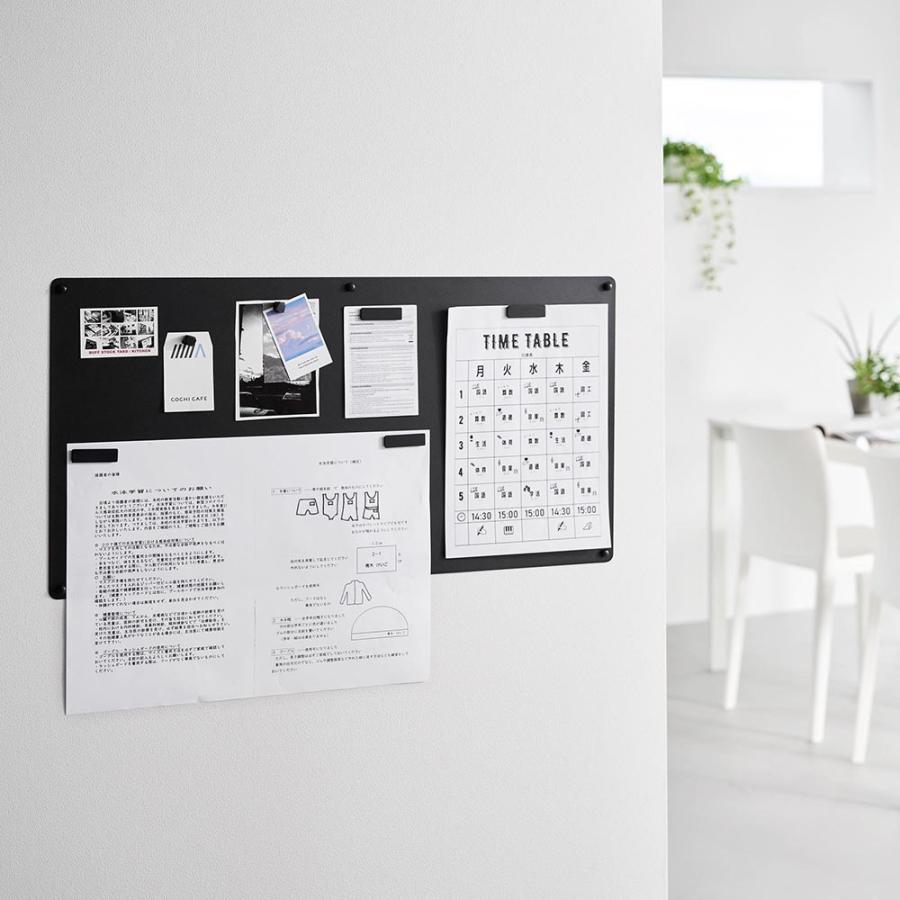 tower 山崎実業 ウォールプリントスチールパネル タワー L 石こうボード壁対応 公式 10155 10156 ホワイト ブラック 送料無料 / マグネットボード | tower | 16