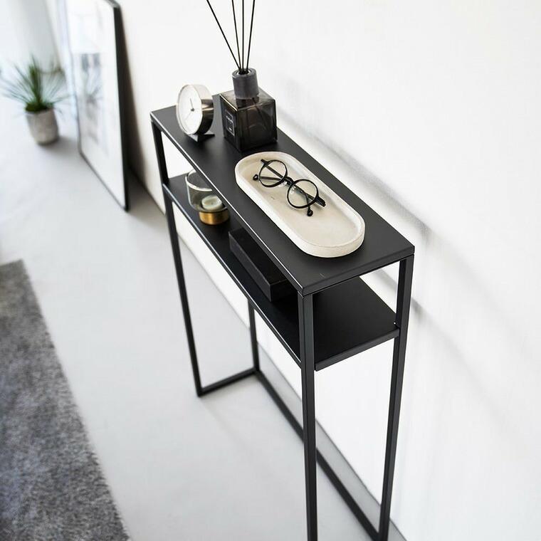 tower 山崎実業 棚付きコンソールテーブル タワー 公式 10393 10394