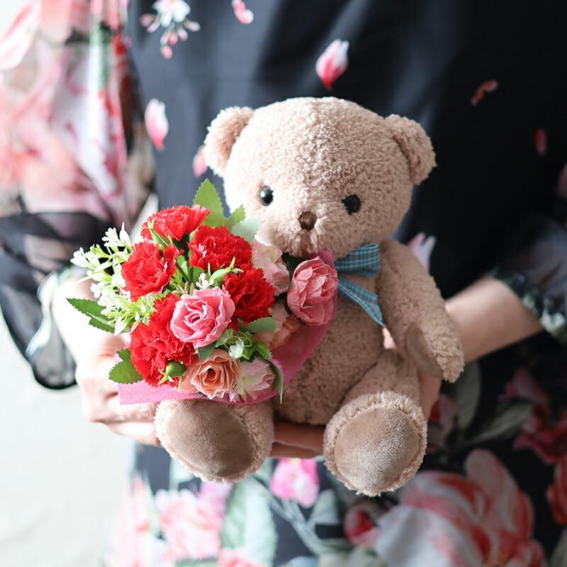 テディベア ぬいぐるみ フラワーギフト 花束セット くま プレゼント