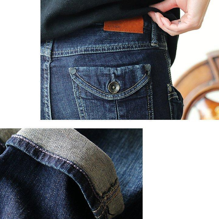 パンツ スキニー スキニーパンツ ジーンズ スリム ストレッチ デニム 細見え マジックポケット 薄尻 小尻 Antgauge パティ | PATY | 08
