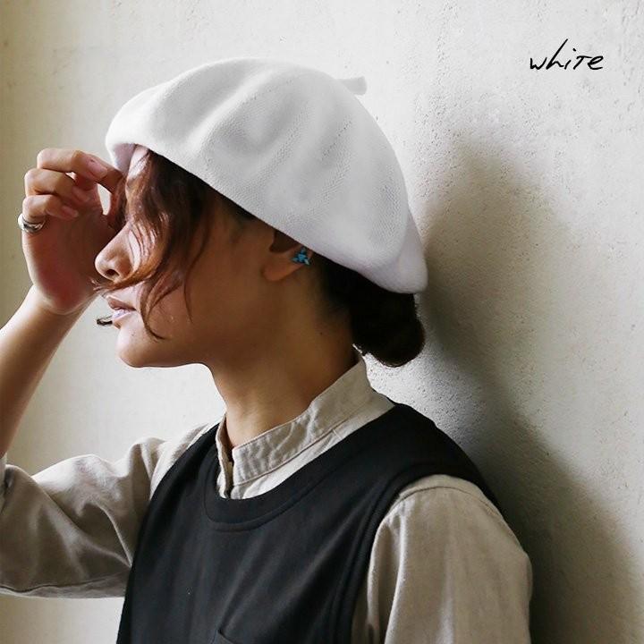 帽子 ベレー ベーシック チョボ付き 綿100％ コットンニット 春 夏 レディース パティ (メール便25) | PATY | 26