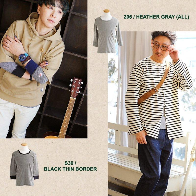 25 Off 7分袖 Tシャツ カットソー ロング丈 レディース メンズ 袖口 アシメ 配色 ボーダー柄 綿100 コットン 重ね着 Grn Paty2 090円 Aynaelda Com