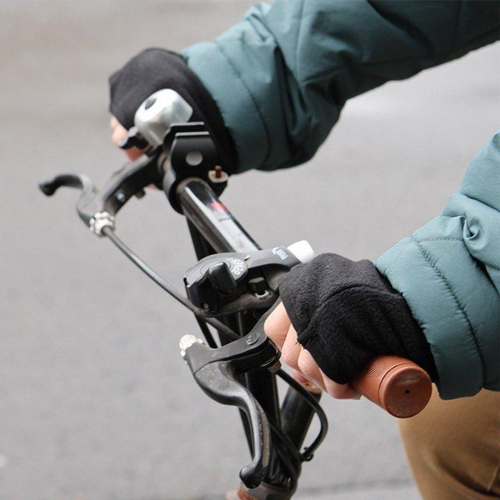 ダウン パーカー サイクリングパーカー メンズ レディース 冬 アウター ハイネック 撥水 防風 サーモライト 斜めジップ パティ ＆CLOUd アンクラウド | PATY | 12