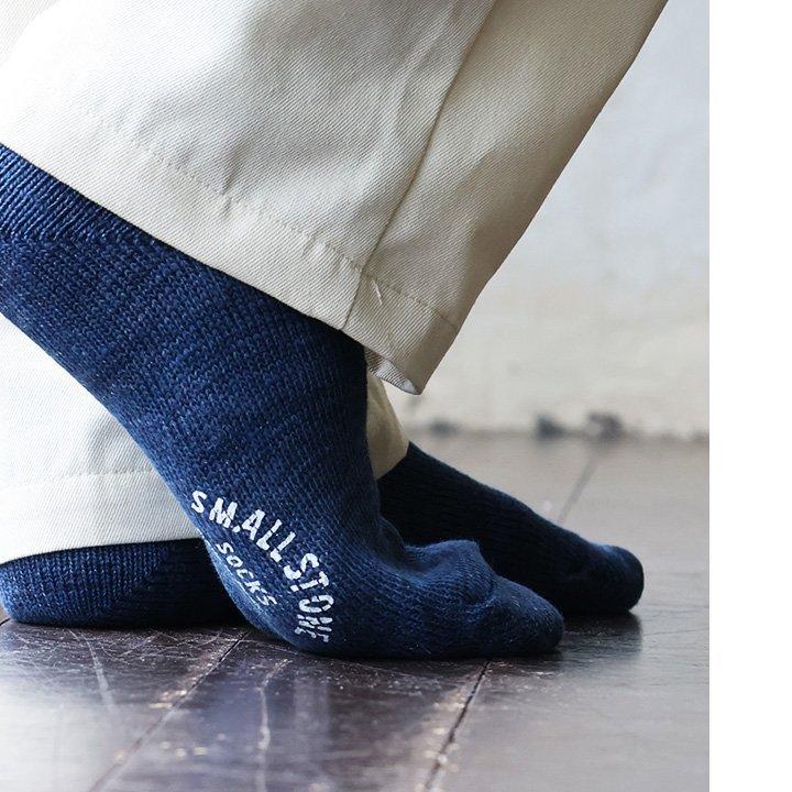 SMALL STONE SOCKS スモールストーンソックス ソックス 靴下 リブ編み 締め付けない 蒸れにくい ズレない 綿麻 日本製 無地 クルーソックス (メール便25) | PATY | 17