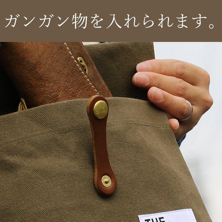 ポーチ Mサイズ パラフィン加工 8号キャンバス 栃木レザー ヌメ革 メンズ パティ THE CANVET ザ・キャンベット (メール便25) | PATY | 14