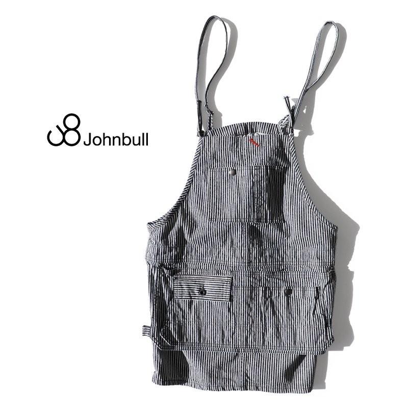 ジョンブル サロペット スカート ヒッコリー オーバーオール エプロン Johnbull ジョンブル レディース エプロンドレス ヒッコリー