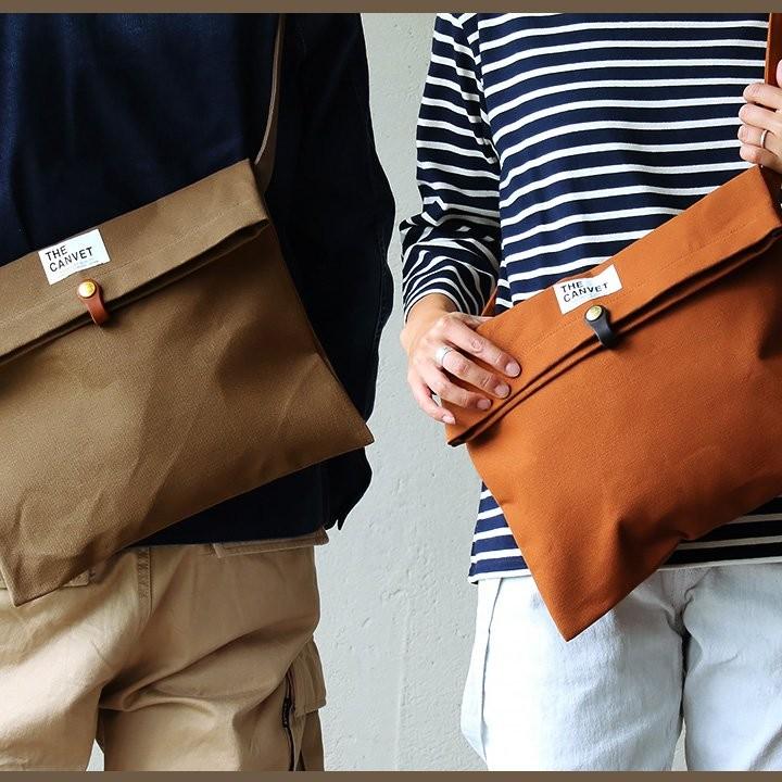 (ザ・キャンベット) THE CANVET ショルダーバッグ 日本製 パラフィン8号キャンバス レザーベルト  ボンクバッグ A4  レディース メンズ パティ | PATY | 05