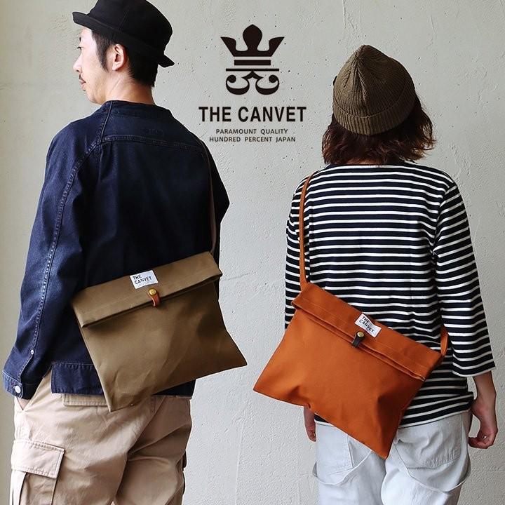 (ザ・キャンベット) THE CANVET ショルダーバッグ 日本製 パラフィン8号キャンバス レザーベルト  ボンクバッグ A4  レディース メンズ パティ | PATY | 06