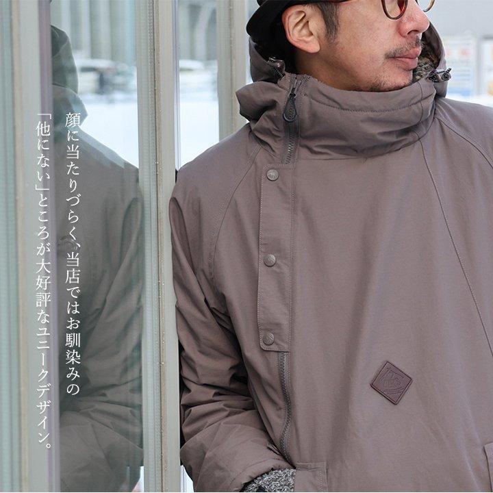 コート 裏ボア メンズ レディース 斜めジップ Wジップ 軽量 撥水 防風 