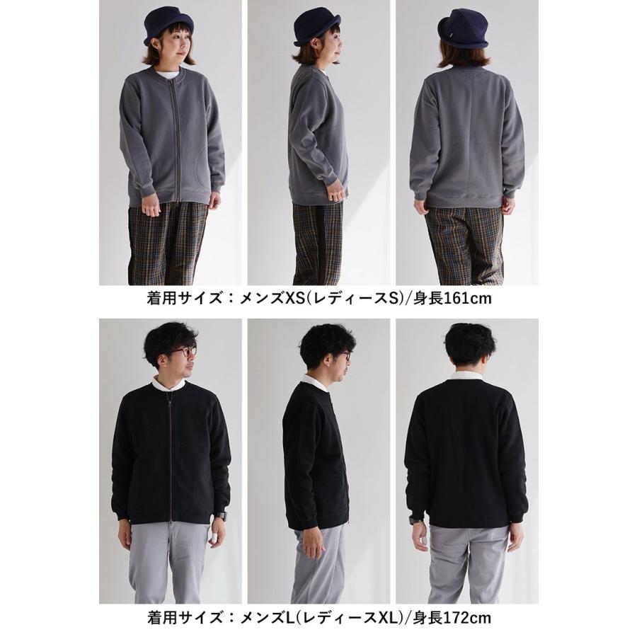 PATY カーディガン スウェット ジップアップ 秋 冬 しっかり 丈夫 厚手