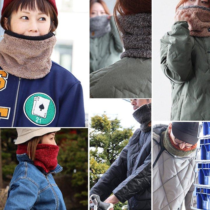 KRIFF MAYER クリフメイヤー 限定 ネックウォーマー リバーシブル ボアフリース メンズ レディース 耳当て マフラー パティ (メール便50) | PATY | 09