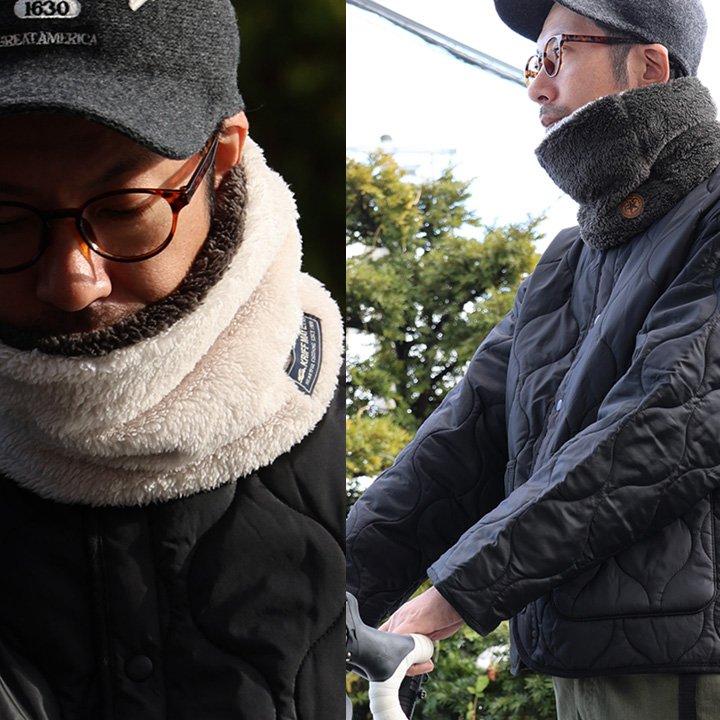 KRIFF MAYER クリフメイヤー 限定 ネックウォーマー リバーシブル ボアフリース メンズ レディース 耳当て マフラー パティ (メール便50) | PATY | 13