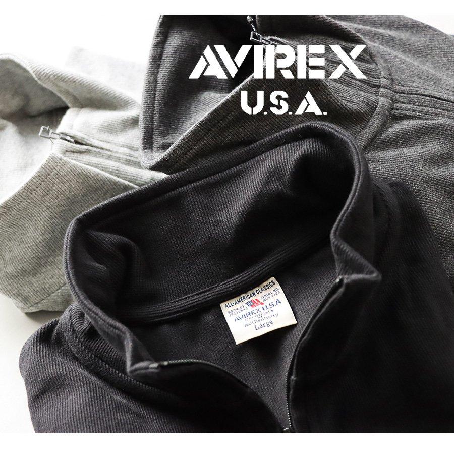 AVIREX カーディガン ジップアップ ジャケット フードなし デイリーシリーズ メンズ  トップス 無地 リブ アヴィレックス パティ | PATY | 06