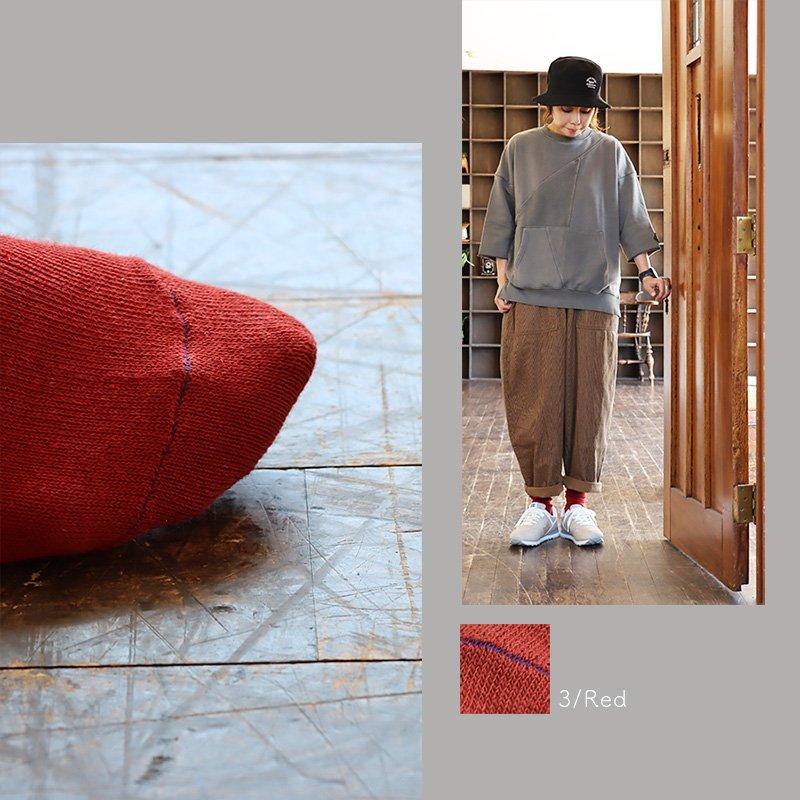 SMALL STONE SOCKS スモールストーンソックス 靴下 ソックス レディース 日本製 ミドル丈柔らか 綿 麻 22cm-25cm リネンカラーソックス パティ (メール便12) | PATY | 14
