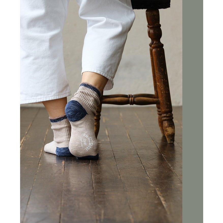 SMALL STONE SOCKS スモールストーンソックス 靴下 リブ編み ソックス 配色切り替え ムラ感 スラブ メンズ レディース パティ (メール便12) | PATY | 10