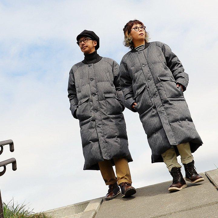 ALISTAIR ダウンジャケット ロング リアルダウン ベンチコート MA-1型