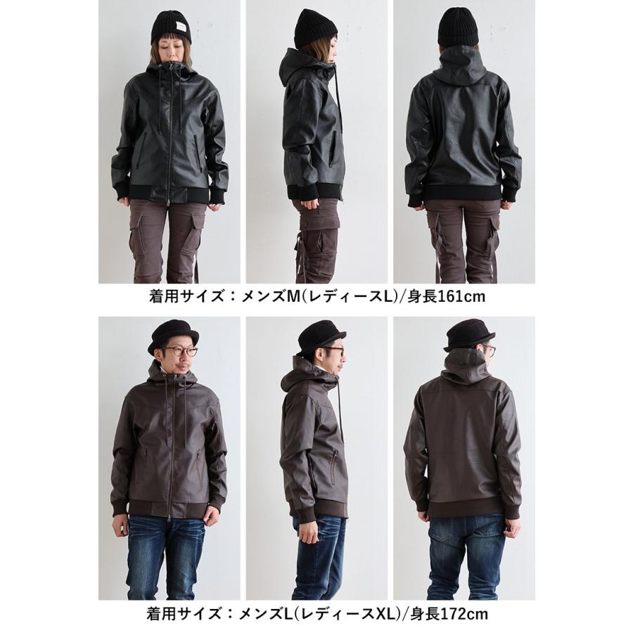 ALISTAIR ブルゾン フェイクレザー レディース メンズ ライダース