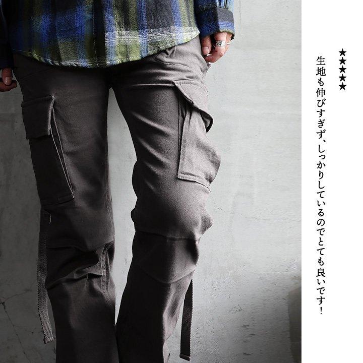 カーゴ パンツ レディース カッコイイ 脚長 スリムフィット ストレート ストレッチ フレアシルエット 変形 M-51 パティ OAR’S オールズ | PATY | 17