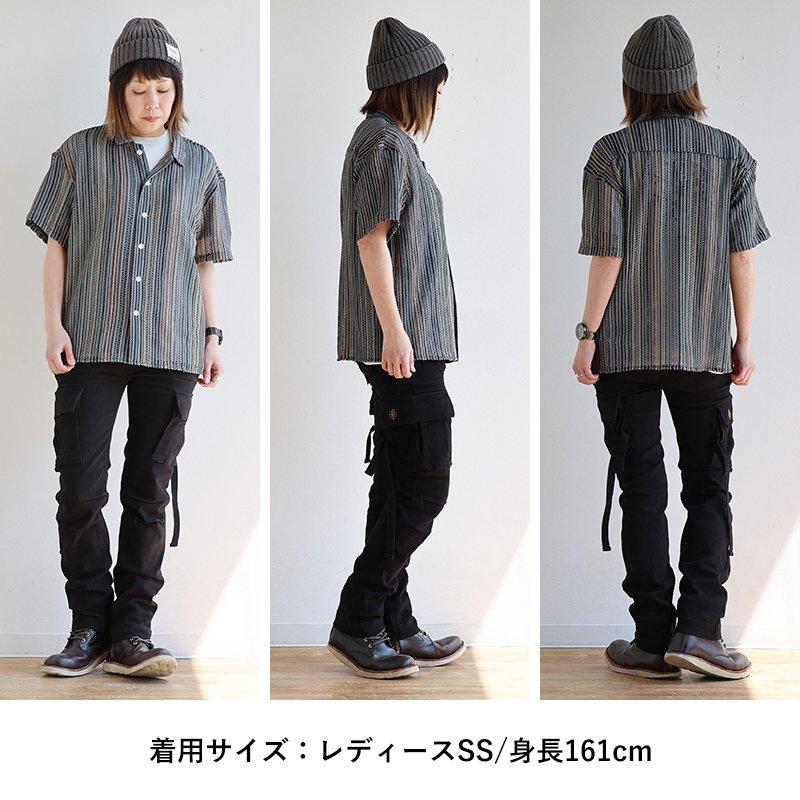 カーゴ パンツ レディース カッコイイ 脚長 スリムフィット ストレート ストレッチ フレアシルエット 変形 M-51 パティ OAR’S オールズ | PATY | 19