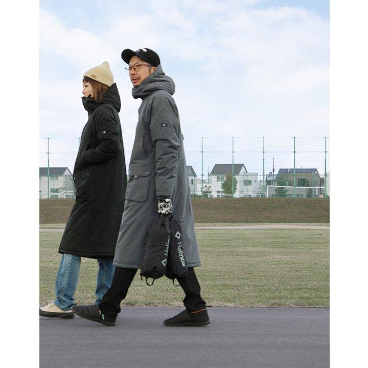 PATY ベンチコート メンズ レディース 裏ボア Wジップ 袖リブ