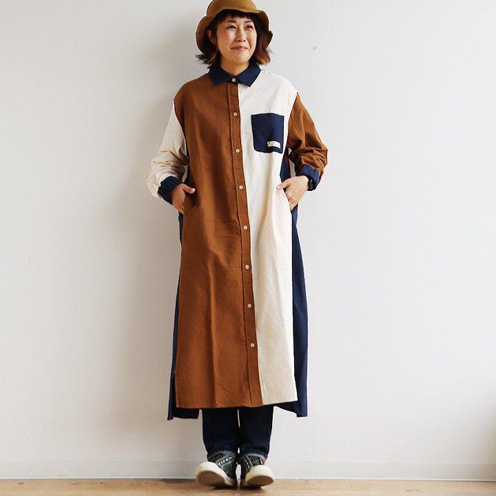 KRIFF MAYER PATY KRIFF MAYER クリフメイヤー ワンピース レディース シャツ 長袖 ロング シャツワンピ フランネル ネルシャツ クリフメイヤー パティー | PATY | 12
