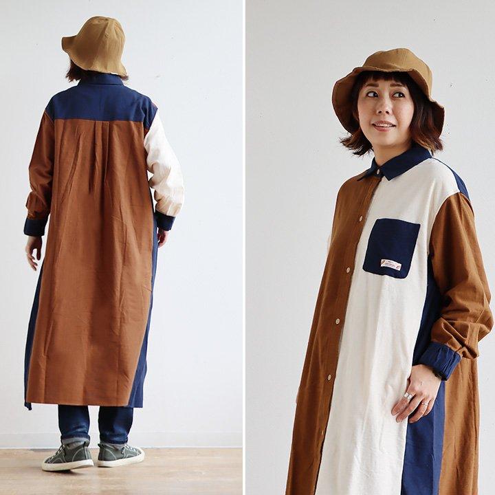 KRIFF MAYER PATY KRIFF MAYER クリフメイヤー ワンピース レディース シャツ 長袖 ロング シャツワンピ フランネル ネルシャツ クリフメイヤー パティー | PATY | 13