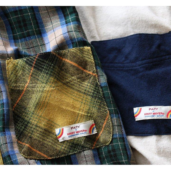 KRIFF MAYER PATY KRIFF MAYER クリフメイヤー ワンピース レディース シャツ 長袖 ロング シャツワンピ フランネル ネルシャツ クリフメイヤー パティー | PATY | 14