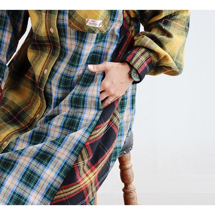 KRIFF MAYER PATY KRIFF MAYER クリフメイヤー ワンピース レディース シャツ 長袖 ロング シャツワンピ フランネル ネルシャツ クリフメイヤー パティー | PATY | 08
