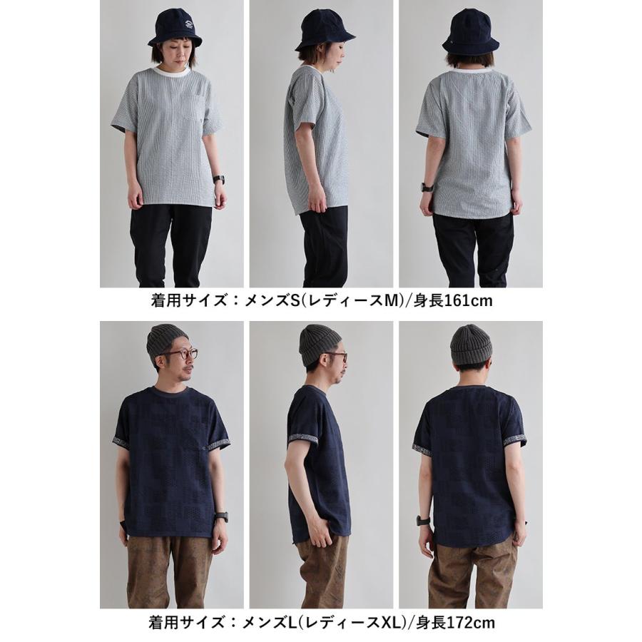 涼しい tシャツ 五分袖 メンズ レディース ストレッチ ドライ uvカット 夏 軽い 薄手 すっきり 着痩せ ポケット パティ Mr.Lumberjack (メール便25) | PATY | 33