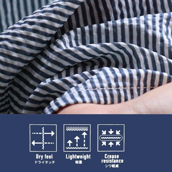 涼しい tシャツ 五分袖 メンズ レディース ストレッチ ドライ uvカット 夏 軽い 薄手 すっきり 着痩せ ポケット パティ Mr.Lumberjack (メール便25) | PATY | 19