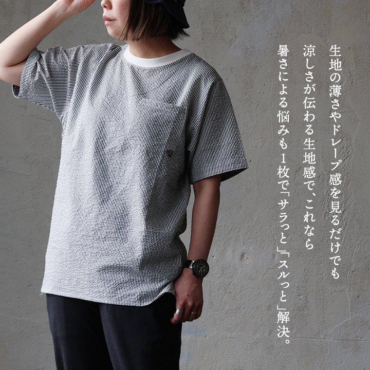 涼しい tシャツ 五分袖 メンズ レディース ストレッチ ドライ uvカット 夏 軽い 薄手 すっきり 着痩せ ポケット パティ Mr.Lumberjack (メール便25) | PATY | 23