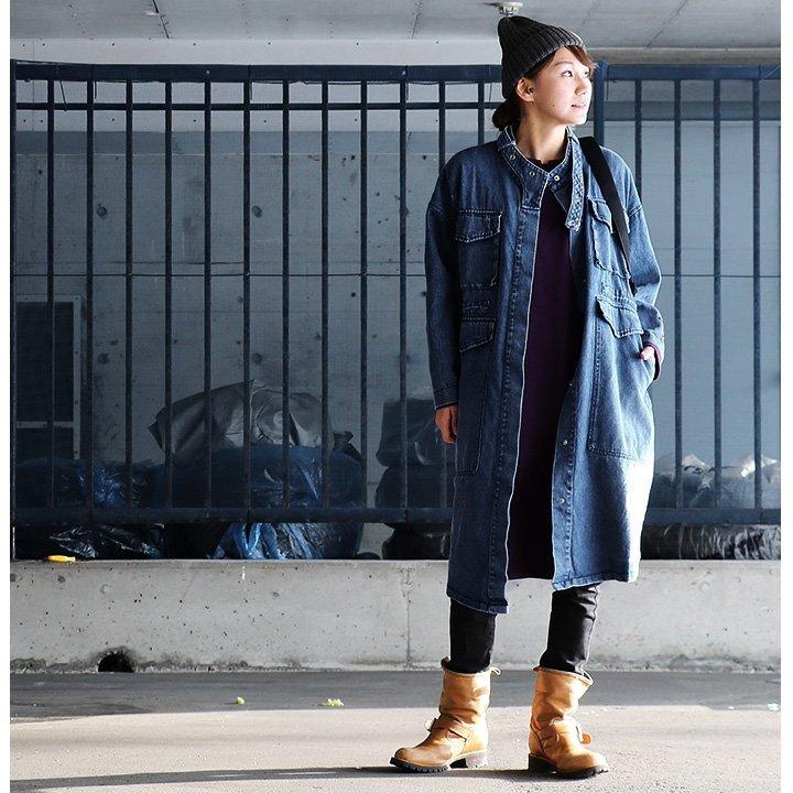 PATY BLUETO モッズコート コート ジャケット デニム ストラップ付