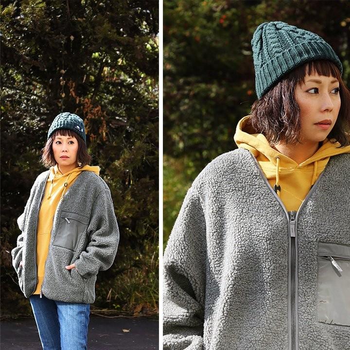 長袖ジップアップブルゾン(裏地付)