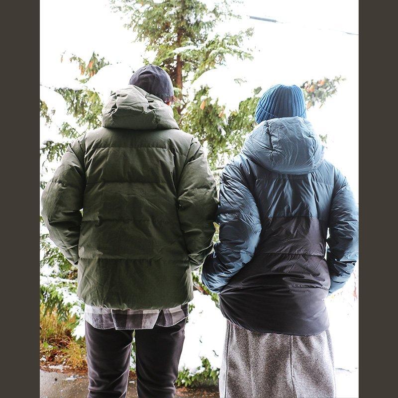 PATY アウター ジャケット ダウン リバーシブル 撥水 難燃 650FP