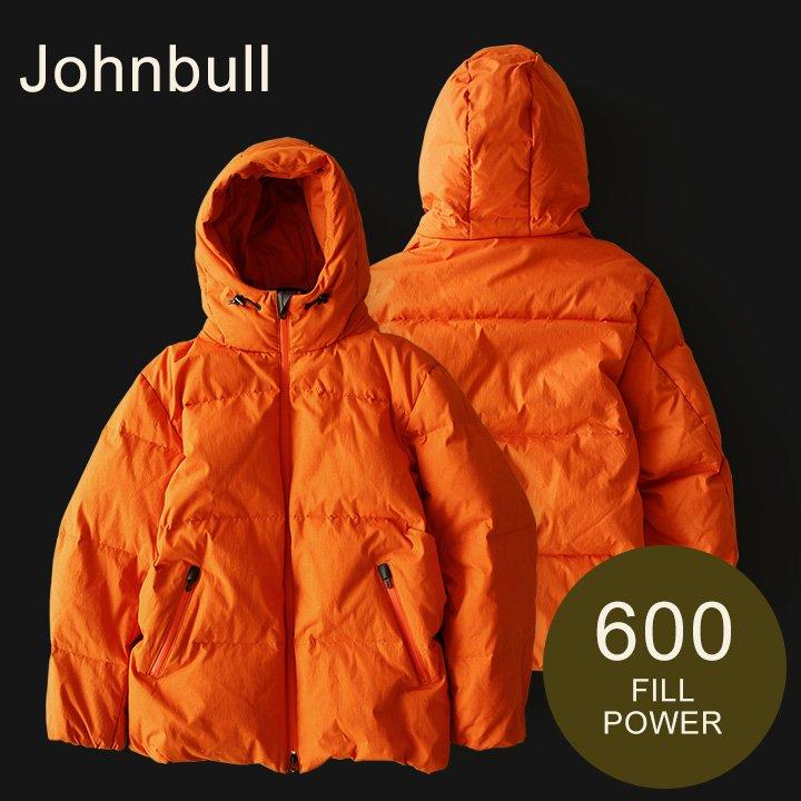 ジャケット ダウン ハイネック リブ衿 ダブルジップ 600フィルパワー フェザー 軽量 メンズ Johnbull メンズ レディース｜paty｜03