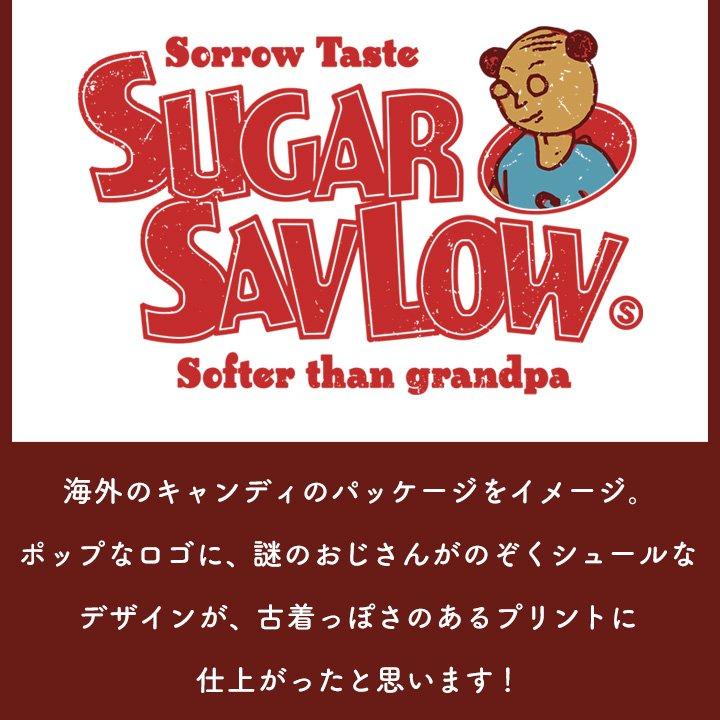 トップス Tシャツ ティーシャツ 半袖 クルーネック SUGAR SAVLOW おじさん 前後 プリント メンズ レディース TOneontoNE｜paty｜12