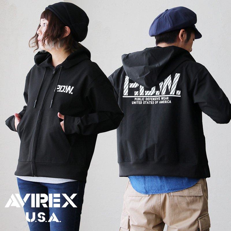 AVIREX（アヴィレックス） パーカー ジップパーカー ジップアップ 