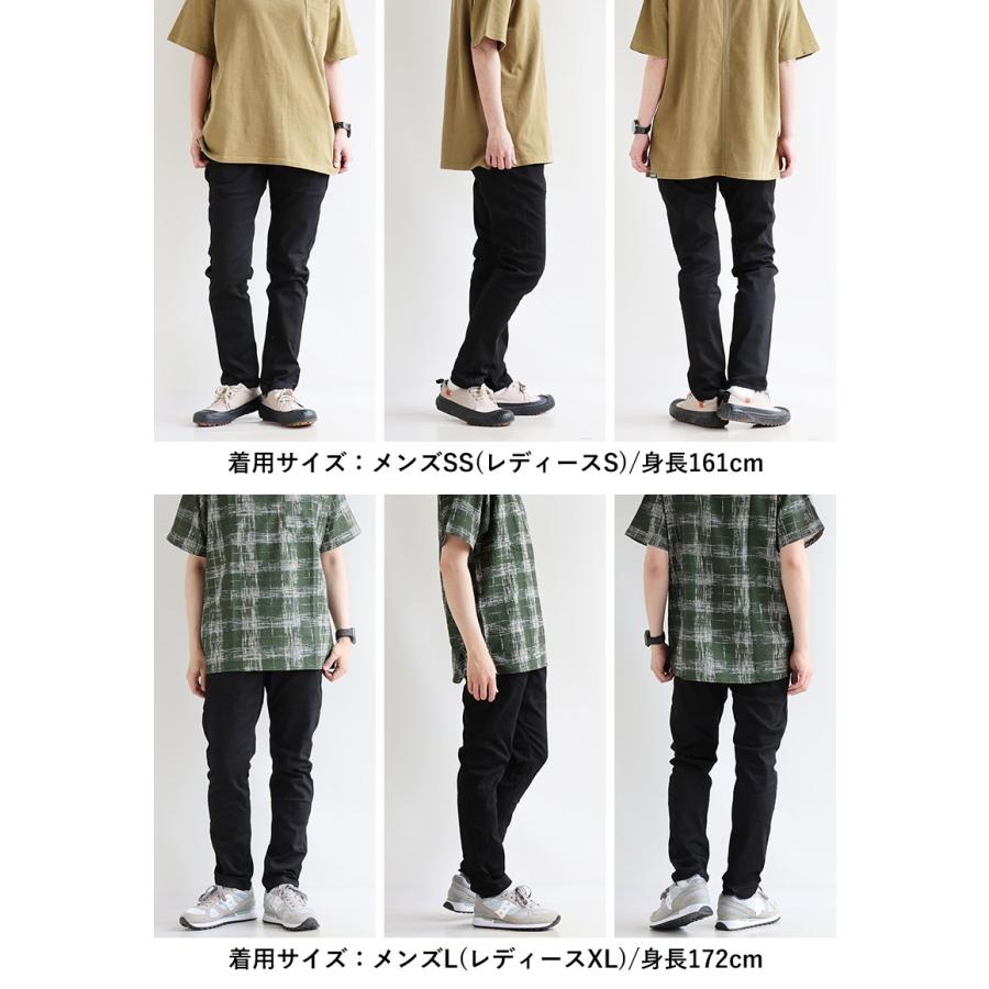 クライミングパンツ メンズ レディース ストレッチ スリム テーパード ウエストゴム ウェビングベルト スマホポケット パティ Spants スパンツ | PATY | 20
