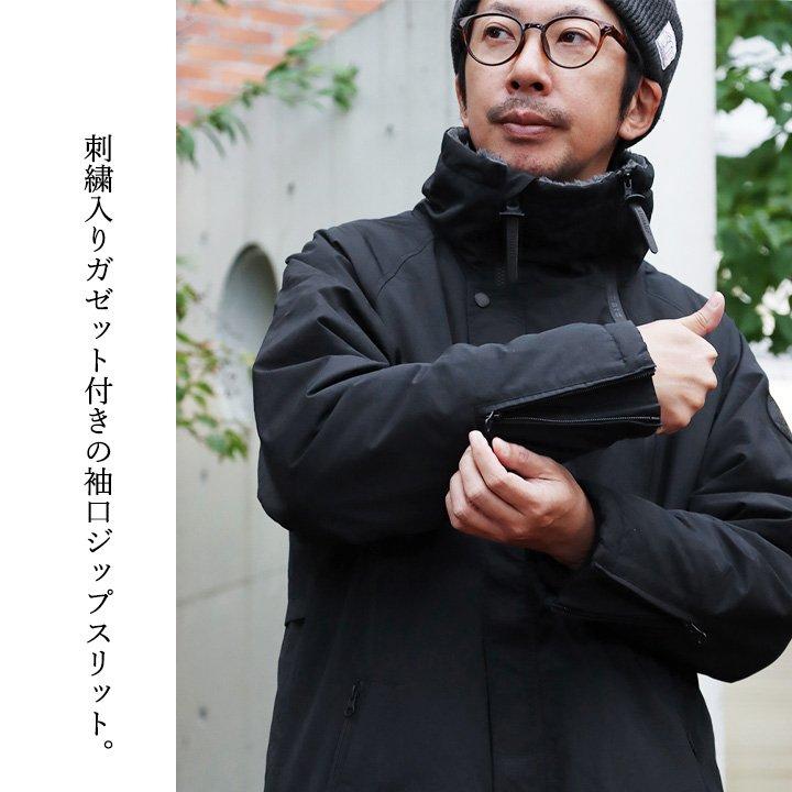 paty ALISTAIR ベンチコート　黒　ブラック　l ALISTAIR ベンチコート メンズ レディース 暖かい 裏ボア 撥水