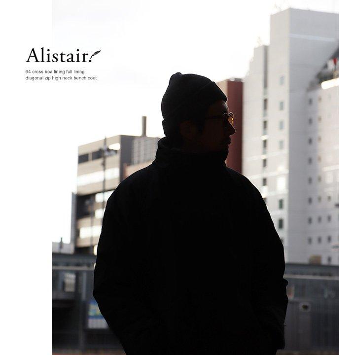 ALISTAIR ベンチコート メンズ レディース 暖かい 裏ボア 撥水