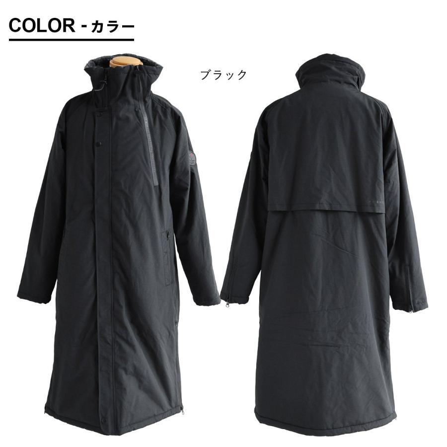 ベンチコート メンズ レディース 暖かい 裏ボア 撥水 防風 軽量 機能