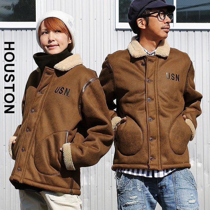 PATY アウター ジャケット デッキジャケット フェイクムートン N-1